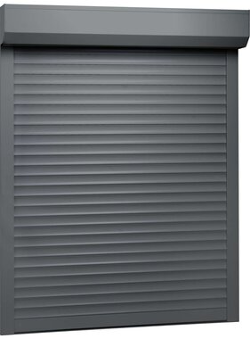 VidaXL Rolluik 100x130 cm aluminium antraciet