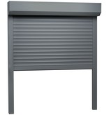 VidaXL Rolluik 100x120 cm aluminium antraciet