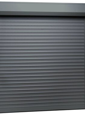 VidaXL Rolluik 100x100 cm aluminium antraciet