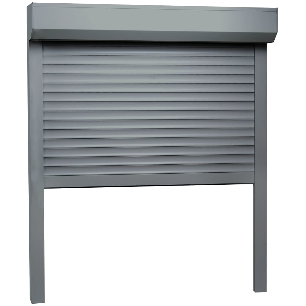 VidaXL Rolluik 80x100 cm aluminium antraciet