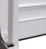 VidaXL Rolluik 140x150 cm aluminium wit