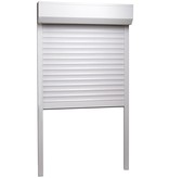 VidaXL Rolluik 110x220 cm aluminium wit