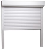 VidaXL Rolluik 100x100 cm aluminium wit