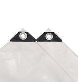 VidaXL Dekzeil 650 g/m² 2,5x3,5 m wit