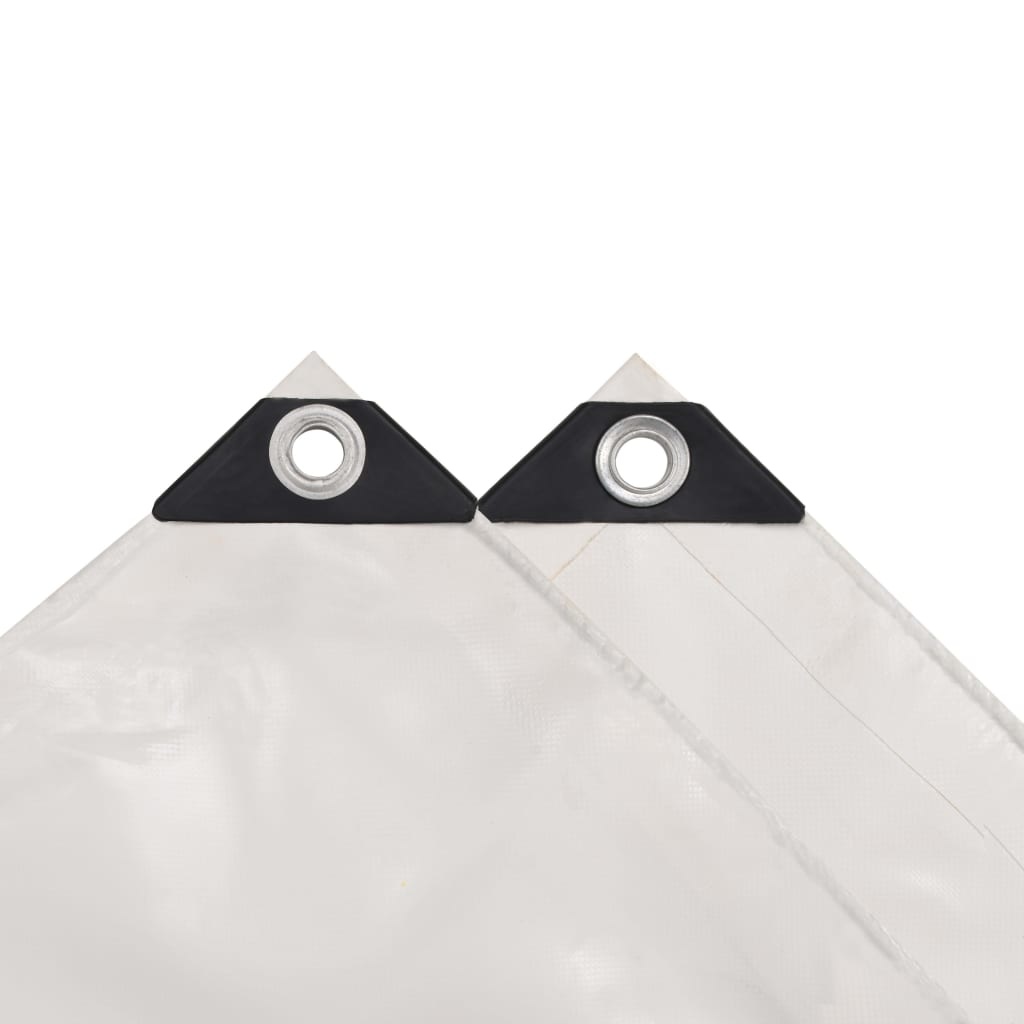 VidaXL Dekzeil 650 g/m² 2,5x3,5 m wit
