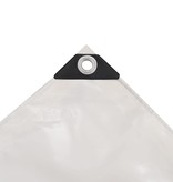 VidaXL Dekzeil 650 g/m² 1,5x20 m wit