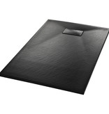VidaXL Douchebak 100x80 cm SMC zwart
