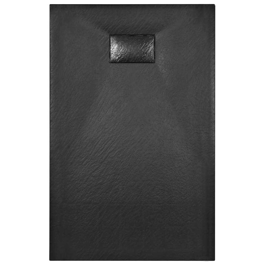 VidaXL Douchebak 100x80 cm SMC zwart