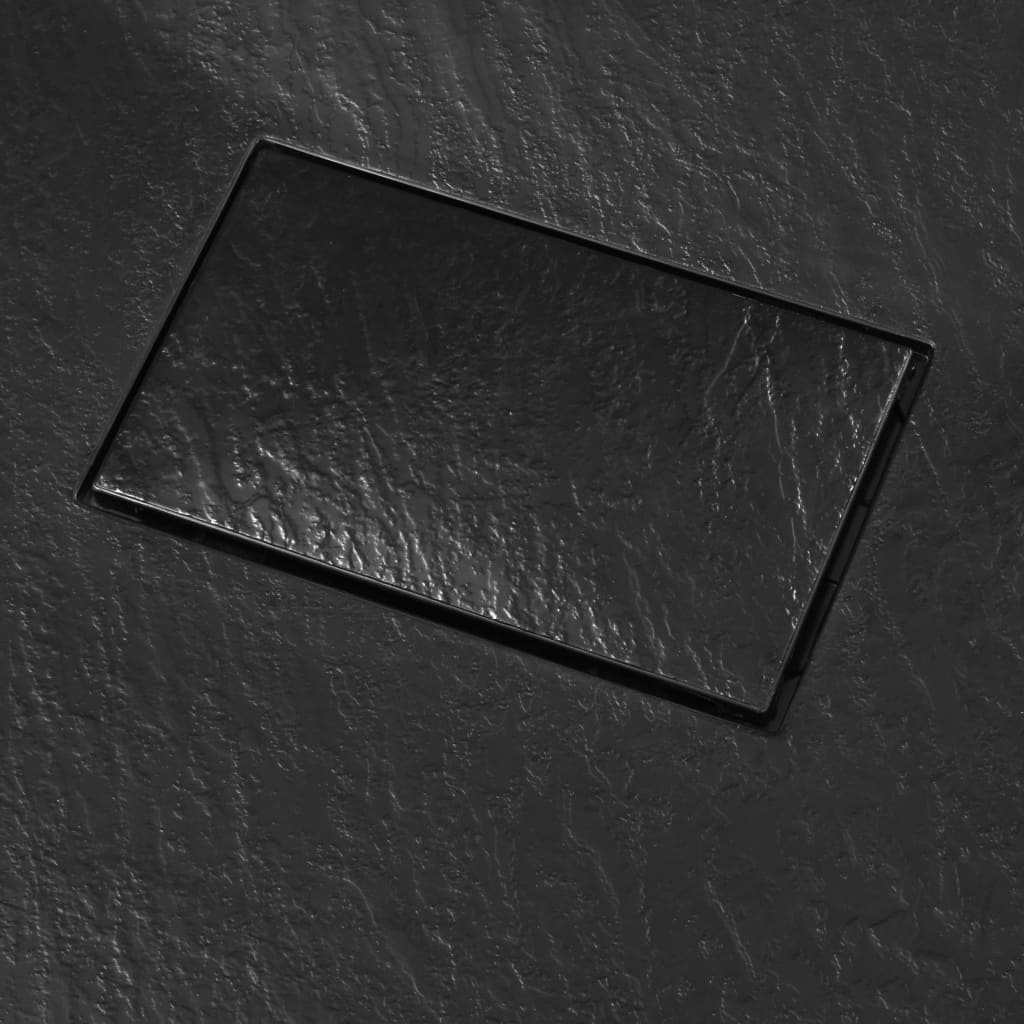 VidaXL Douchebak 100x80 cm SMC zwart