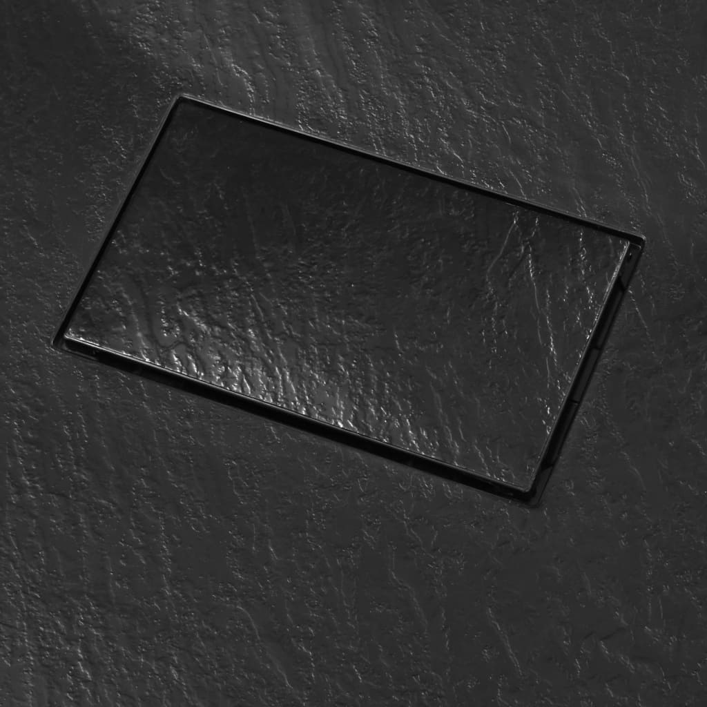 VidaXL Douchebak 90x90 cm SMC zwart