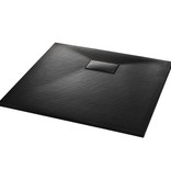 VidaXL Douchebak 90x80 cm SMC zwart
