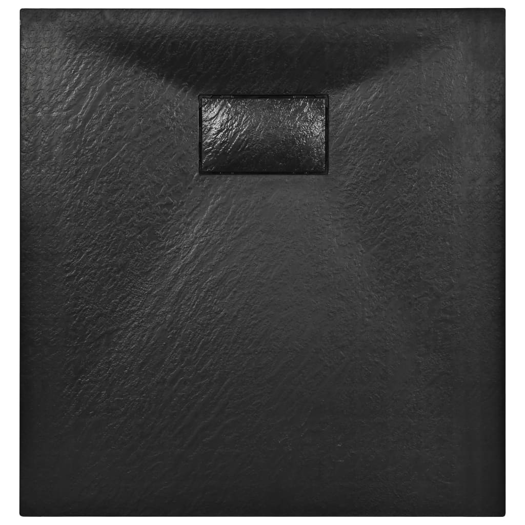 VidaXL Douchebak 90x80 cm SMC zwart