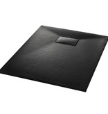 VidaXL Douchebak 90x70 cm SMC zwart