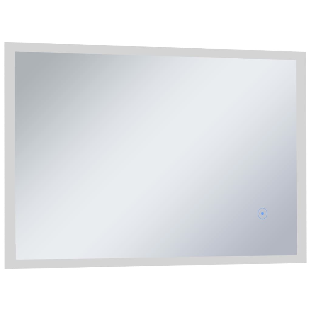 vidaXL Badkamerspiegel LED met aanraaksensor 100x60 cm