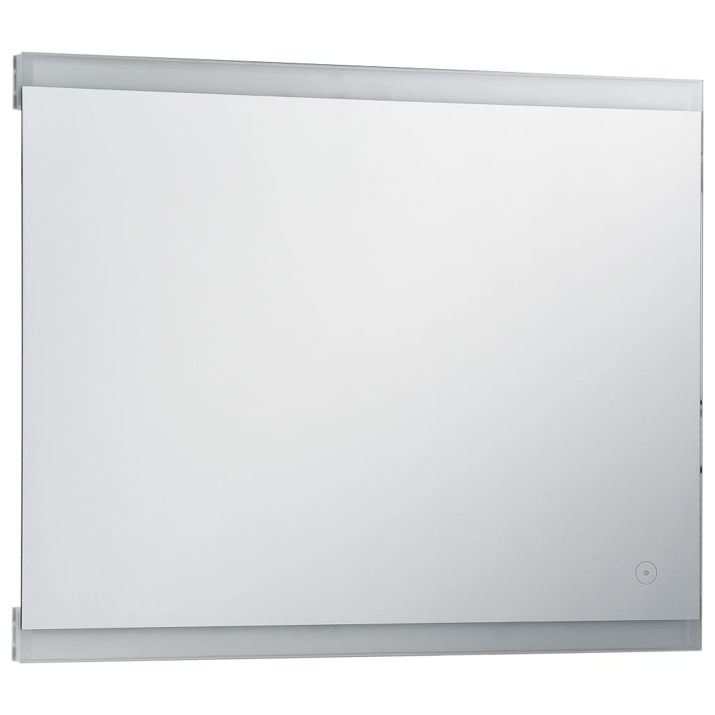 vidaXL Badkamerspiegel LED met aanraaksensor 80x60 cm