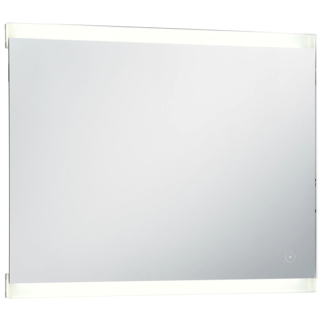 vidaXL Badkamerspiegel LED met aanraaksensor 80x60 cm