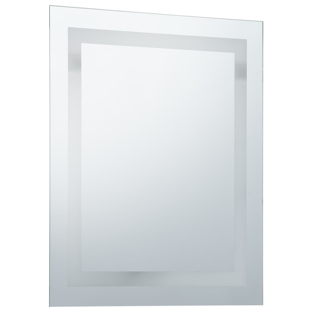 vidaXL Badkamerspiegel LED met aanraaksensor 60x80 cm