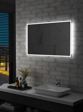 VidaXL Badkamerspiegel LED 100x60 cm