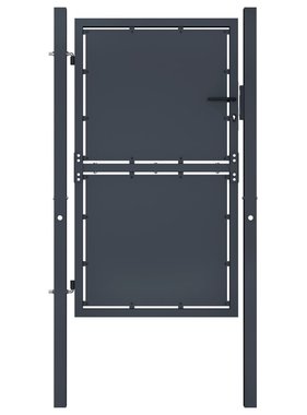 VidaXL Poort 100x150 cm staal antraciet