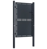 vidaXL Poort 100x150 cm staal antraciet