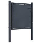 vidaXL Poort 100x100 cm staal antraciet