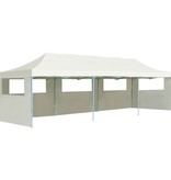 VidaXL Vouwtent pop-up met 5 zijwanden 3x9 m crème