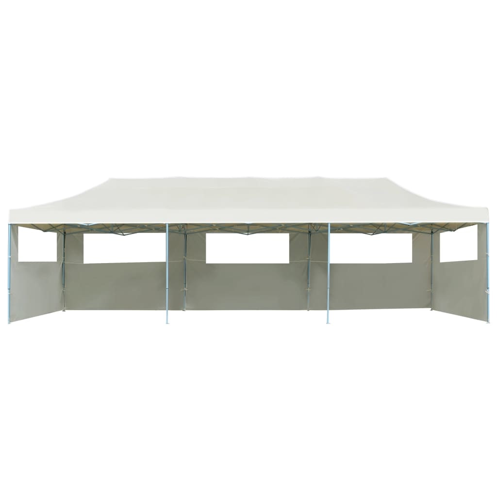 VidaXL Vouwtent pop-up met 5 zijwanden 3x9 m crème
