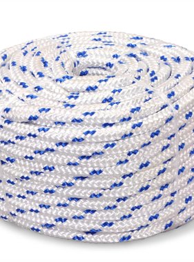 VidaXL Boot touw 10 mm 250 m polypropyleen wit