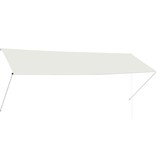 VidaXL Luifel uittrekbaar 350x150 cm crème