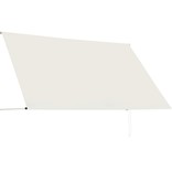 VidaXL Luifel uittrekbaar 250x150 cm crème