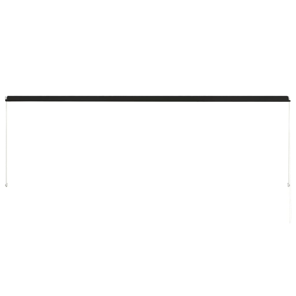 VidaXL Luifel uittrekbaar 400x150 cm antraciet