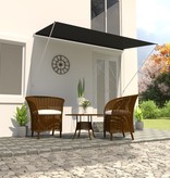 VidaXL Luifel uittrekbaar 350x150 cm antraciet