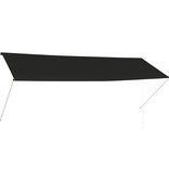 VidaXL Luifel uittrekbaar 350x150 cm antraciet