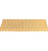 VidaXL Luifel 400x120 cm oranje en wit