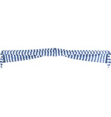 VidaXL Luifel 400x120 cm blauw en wit
