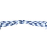 VidaXL Luifel 350x120 cm blauw en wit