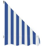 VidaXL Luifel 300x120 cm blauw en wit