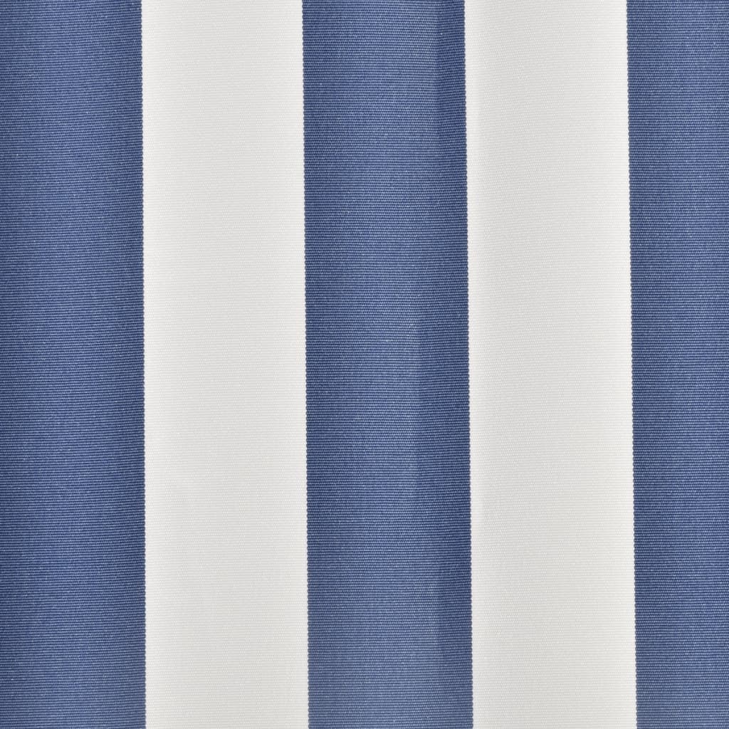 VidaXL Luifeldoek 450x300 cm canvas blauw en wit
