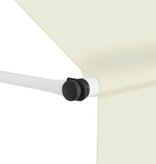 VidaXL Luifel handmatig uittrekbaar 350 cm crème