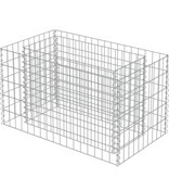 vidaXL Gabion plantenbak verhoogd 90x50x50 cm gegalvaniseerd staal