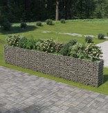 VidaXL Gabion plantenbak verhoogd 540x50x100 cm gegalvaniseerd staal