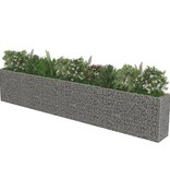 VidaXL Gabion plantenbak verhoogd 540x50x100 cm gegalvaniseerd staal