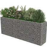 VidaXL Gabion plantenbak verhoogd 270x50x100 cm gegalvaniseerd staal