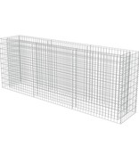 vidaXL Gabion plantenbak verhoogd 270x50x100 cm gegalvaniseerd staal