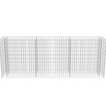 vidaXL Gabion plantenbak verhoogd 270x50x100 cm gegalvaniseerd staal