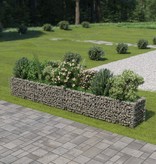 VidaXL Gabion plantenbak verhoogd 360x50x50 cm gegalvaniseerd staal
