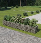 vidaXL Gabion plantenbak verhoogd 360x50x50 cm gegalvaniseerd staal