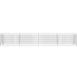 VidaXL Gabion plantenbak verhoogd 360x50x50 cm gegalvaniseerd staal