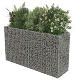 vidaXL Gabion plantenbak verhoogd 180x50x100 cm gegalvaniseerd staal