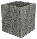 vidaXL Gabion plantenbak verhoogd 90x90x100 cm gegalvaniseerd staal